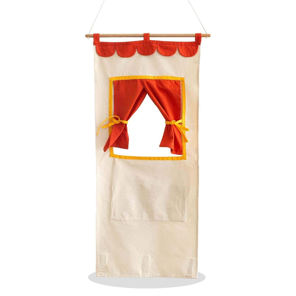 Teatro de títeres AVDAR para niños con cortina, ¡Perfecto