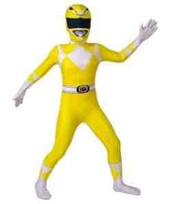Disfraz de Cosplay de Superhéroe para Niños -Amarillo