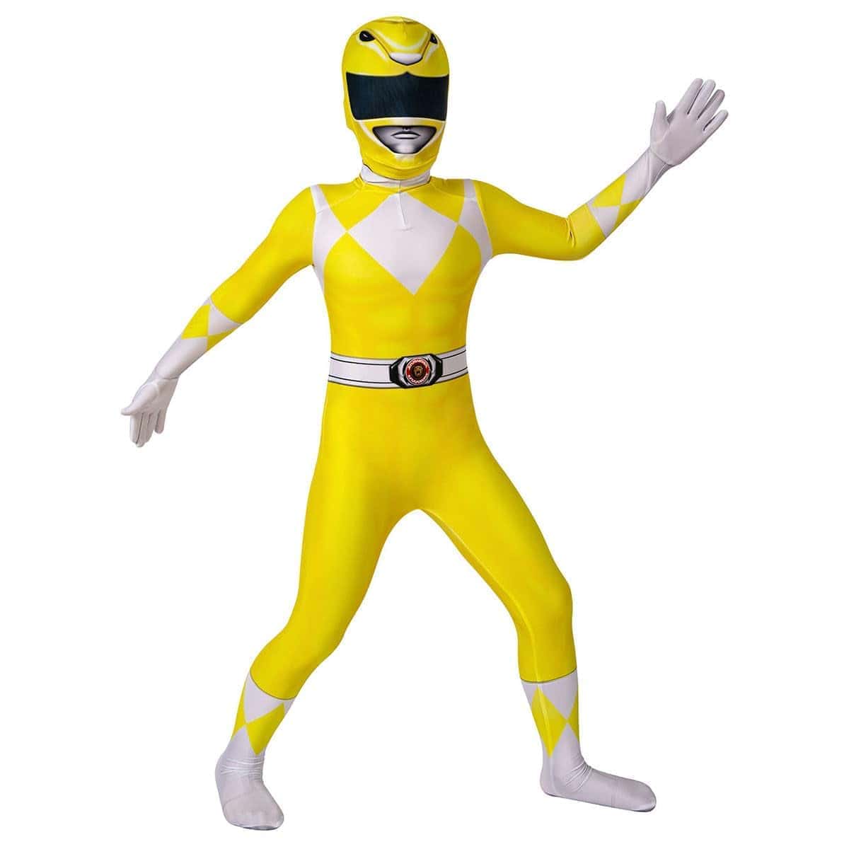 Disfraz de Cosplay de Superhéroe para Niños -Amarillo