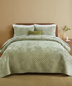 Colcha de Terciopelo Liians, Juegos de Ropa de Cama de Lujo