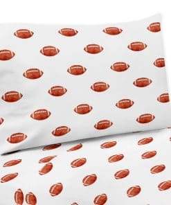 Juego de Sábanas de Fútbol Marrón y Blanco Sweet Jojo