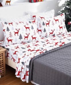 Juego de sábanas de Navidad STARBEDIA para cama tamaño