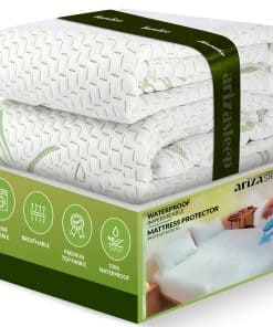 Protector de Colchón Impermeable King - Tela de Bambú Rayon