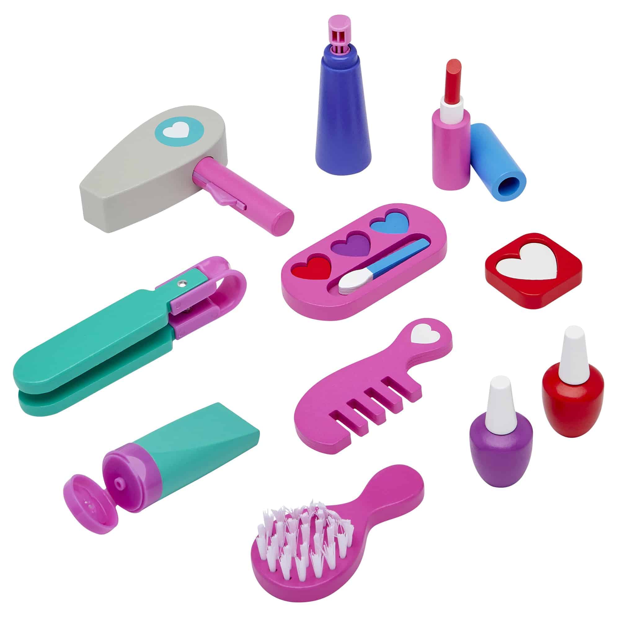 Set de juego de tocador de madera RoseArt, 12 piezas de - Imagen 6