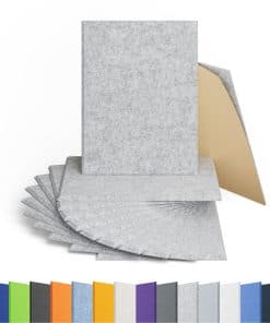 Paquete de 12 Paneles Acústicos Autoadhesivos Amantech,