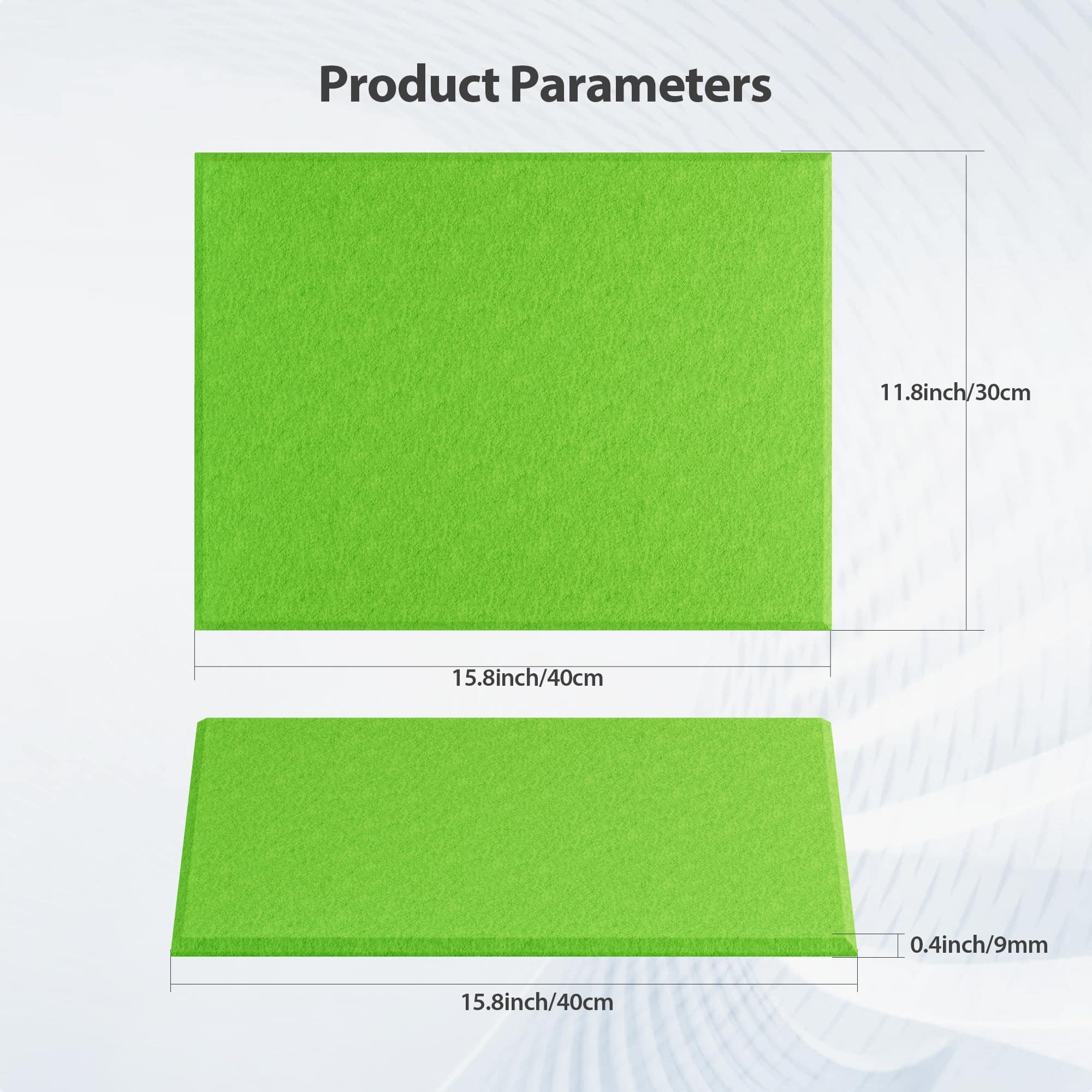 Conjunto de 12 Paneles Acústicos Autoadhesivos Amantech, - Imagen 7