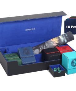 Caja de Cartas Komick Ultimate 6 en 1 con Tapete Bandeja de