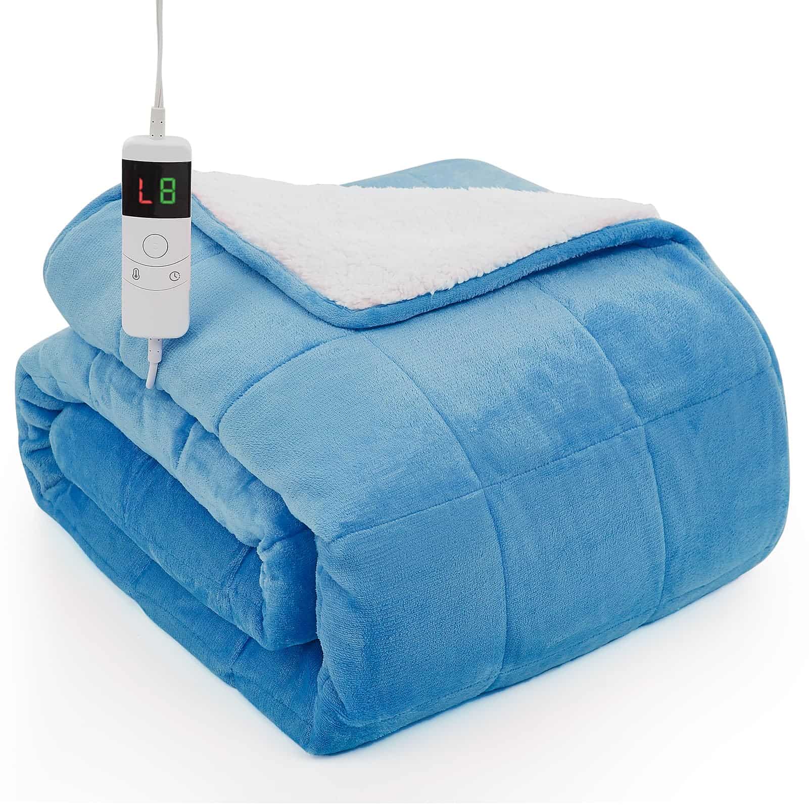 Cobija Ponderada Eléctrica Homemate - 62"x84" 20lbs, Rápido