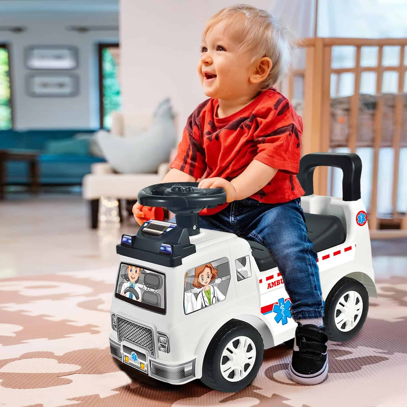 HAHONIA Ride On Push para Niños de 3 Años, Juguete de Paseo - Imagen 7