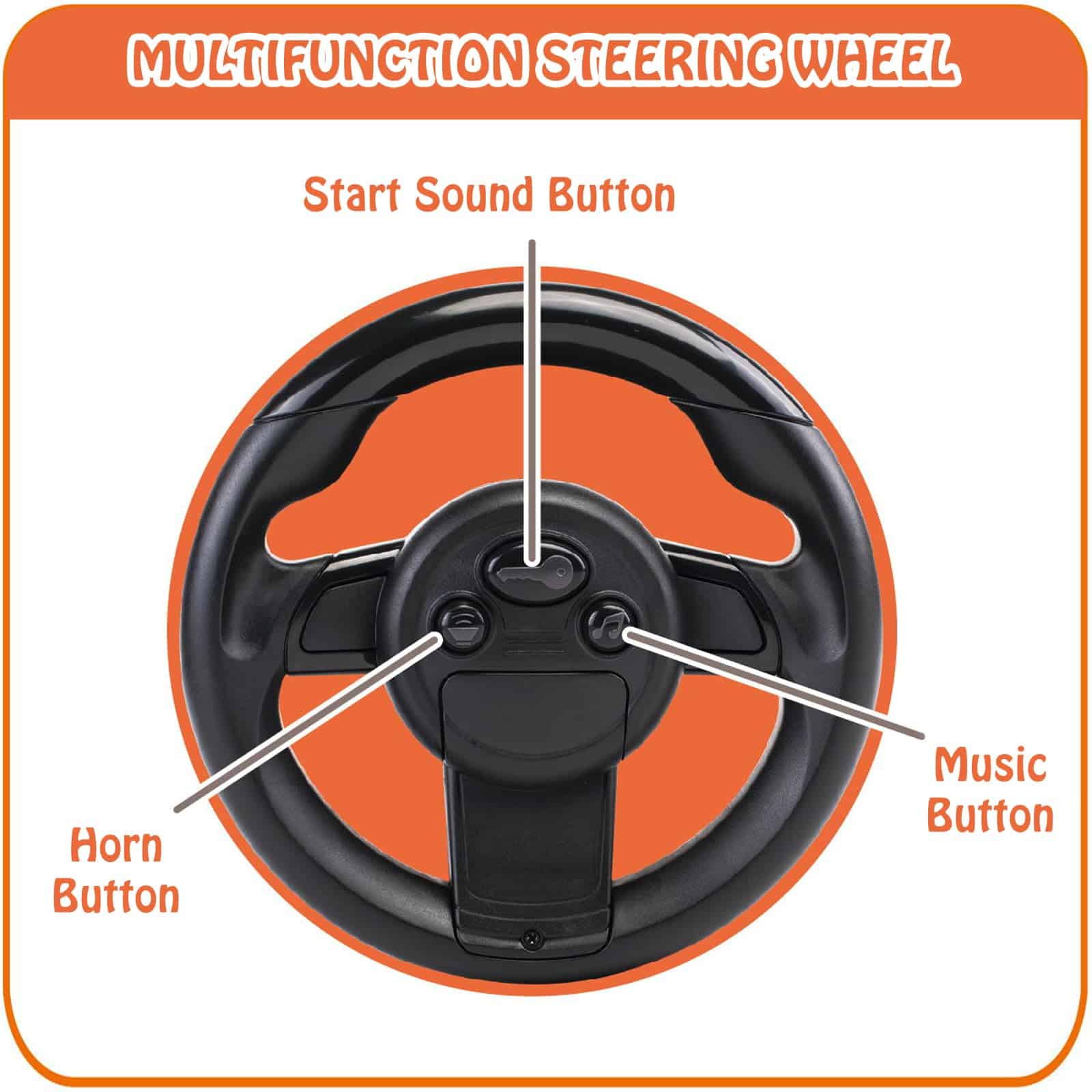 HAHONIA Ride On Push para Niños de 3 Años, Juguete de Paseo - Imagen 4