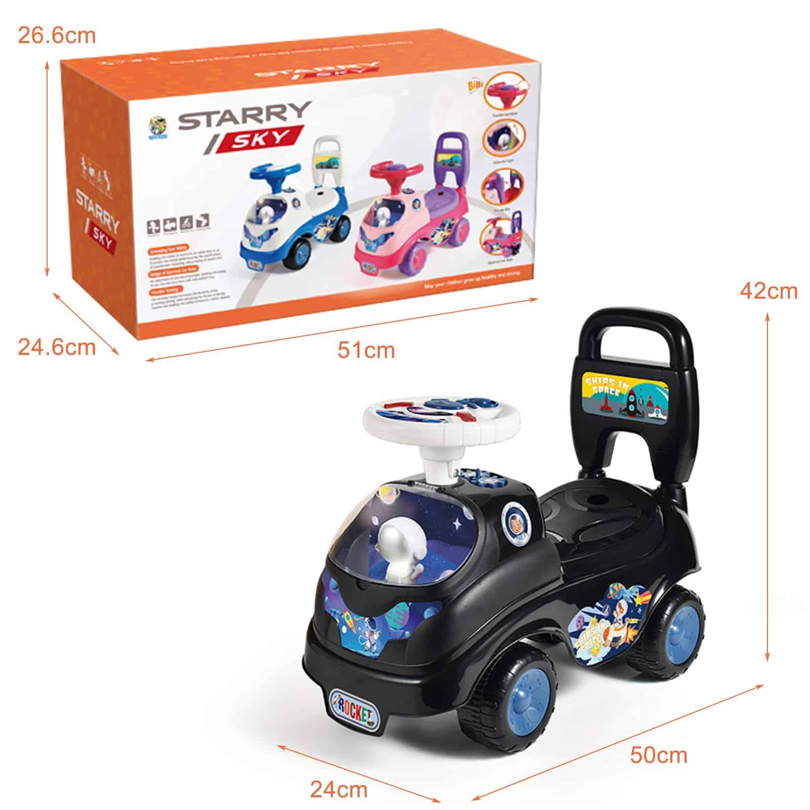 Auto de Empujar con Música y Almacenamiento Bajo el - Imagen 6