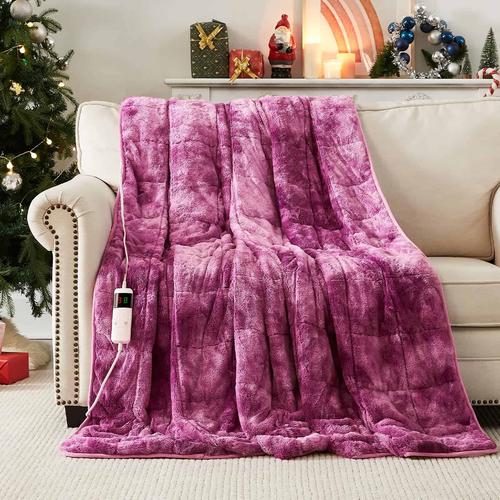 Manta Ponderada Eléctrica Homemate - 62"x84" 15lbs Manta