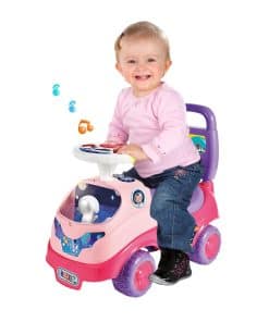 Coche de Empuje para Niños con Música y Almacenamiento