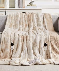 Manta Eléctrica Homemate Queen - 84x90 Manta -Ivoy Blanco