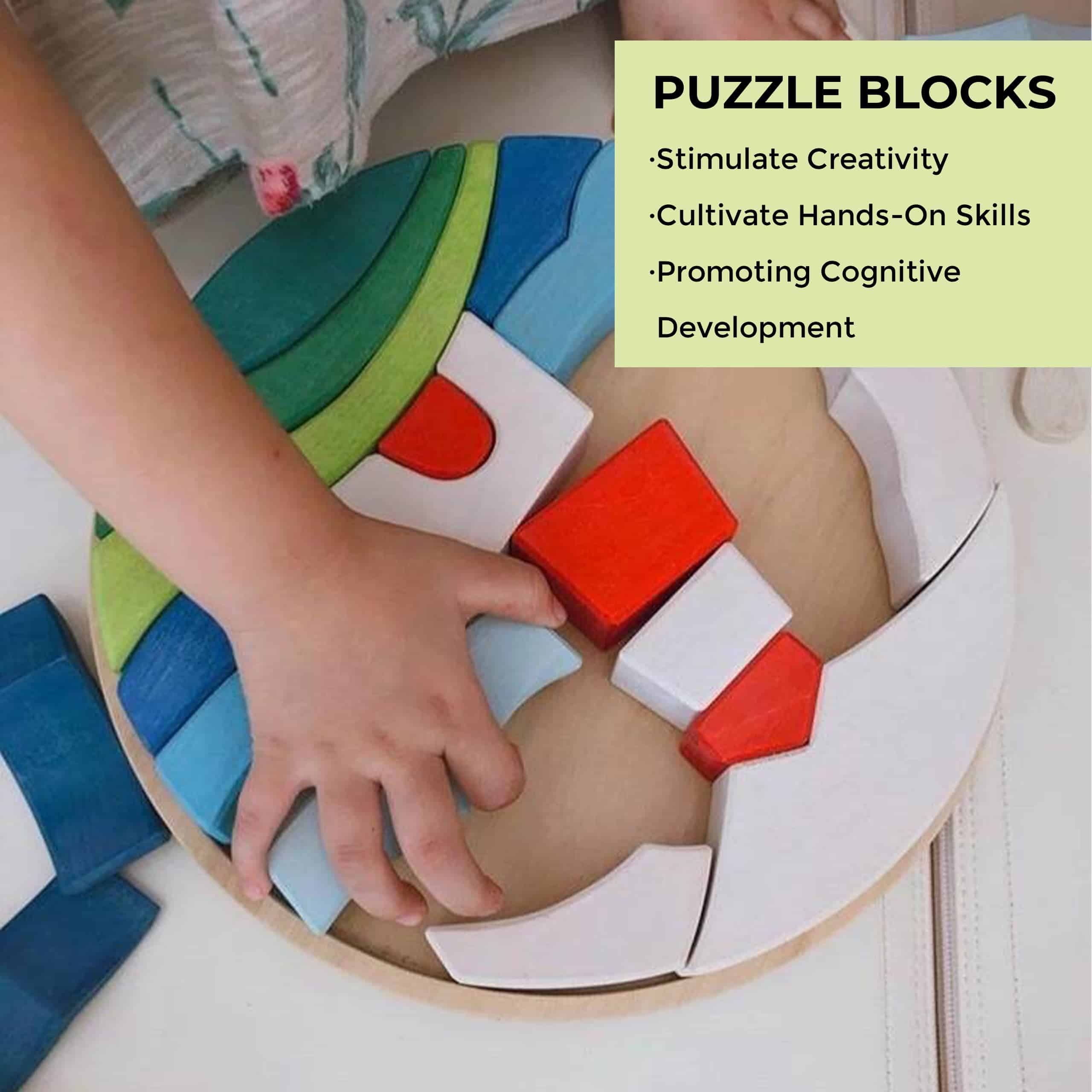 AVDAR Rompecabezas de Madera para Niños Pequeños 2-4, Set - Imagen 4