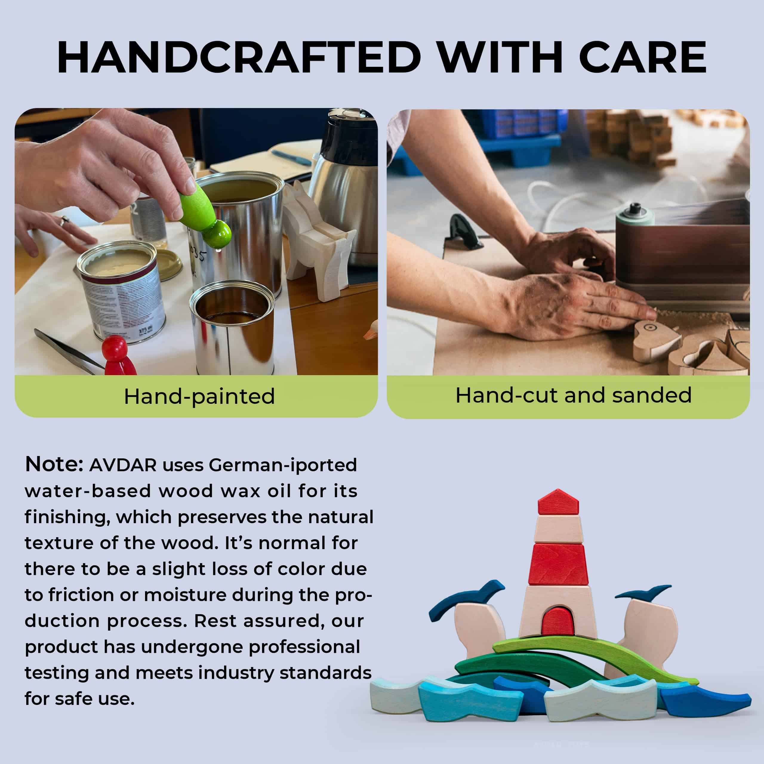 AVDAR Rompecabezas de Madera para Niños Pequeños 2-4, Set - Imagen 5