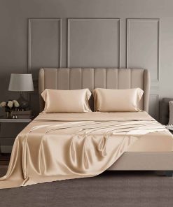 Juego de Ropa de Cama de Seda 100% Morera de 22 Momme