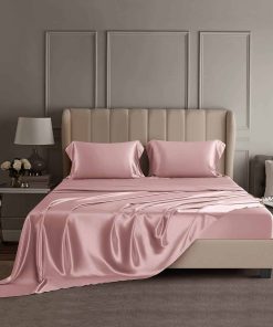 Juego de Sábanas de Seda DISANGNI de 22 Momme 100% Morera -