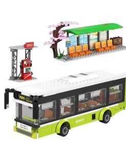 Set de Bloques de Construcción de Autobús Urbano del