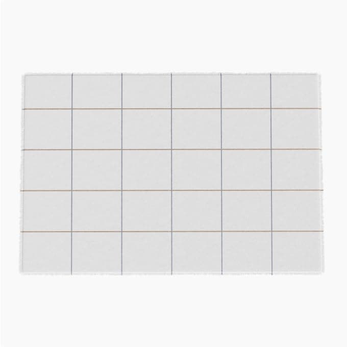 Manta de Exterior Outer Bug Shield con -Swan White Windowpan - Imagen 7