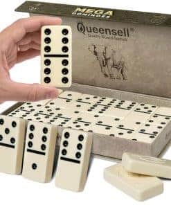 Conjunto de Mega Dominó tamaño Grande de 3" para Adultos y