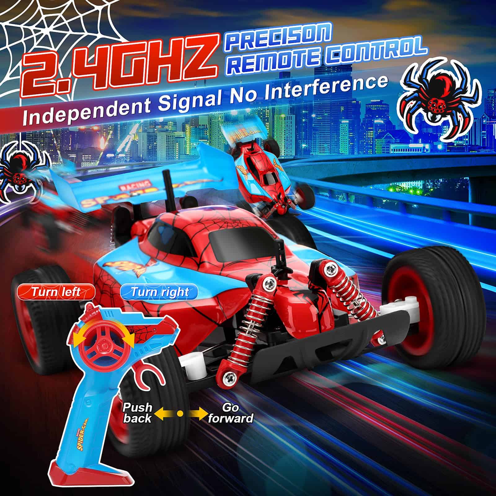 Coche de Control Remoto Araña NQD, Coches de Carreras RC de - Imagen 6