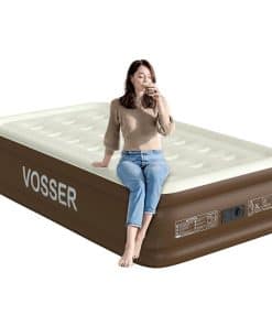 Colchón de Aire VOSSER con Bomba Incorporada, Elevado a 18