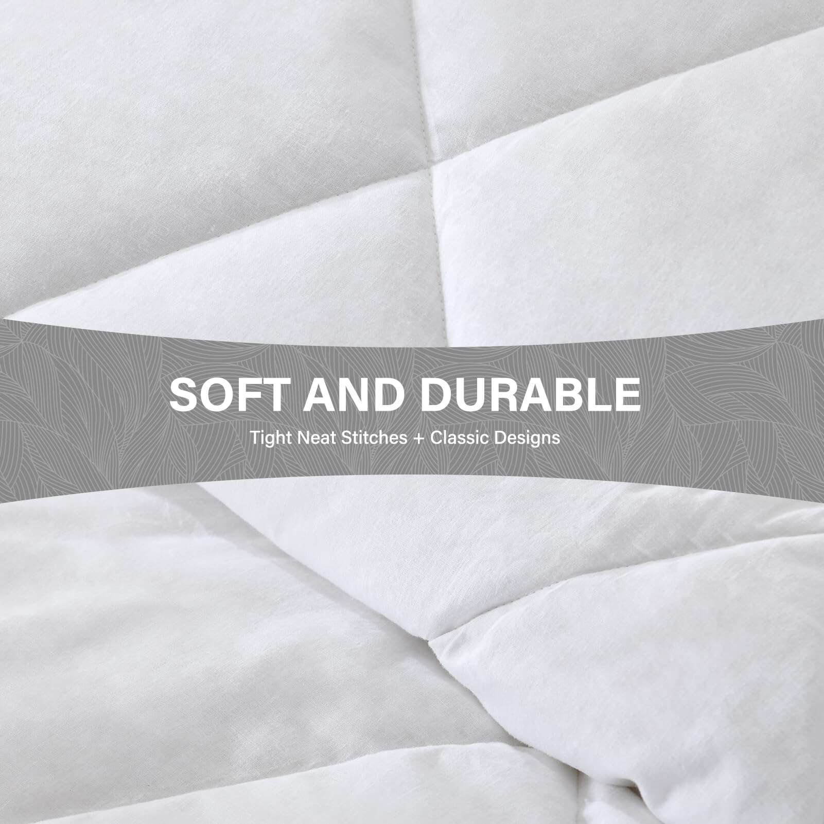 Juego de edredón Queen Size SahSahCasa - Tela frontal de - Imagen 7