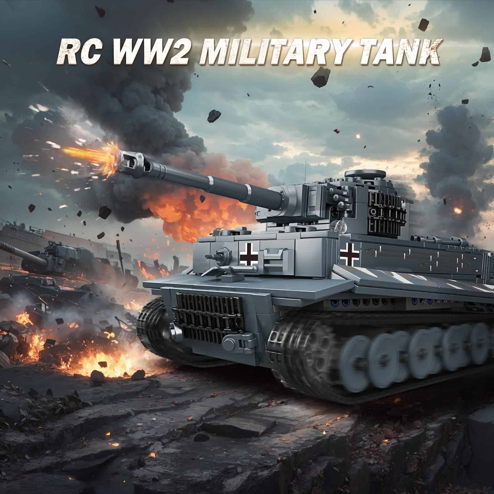 Set de Construcción de Tanque Militar Tiger NUTCRACKER - - Imagen 4