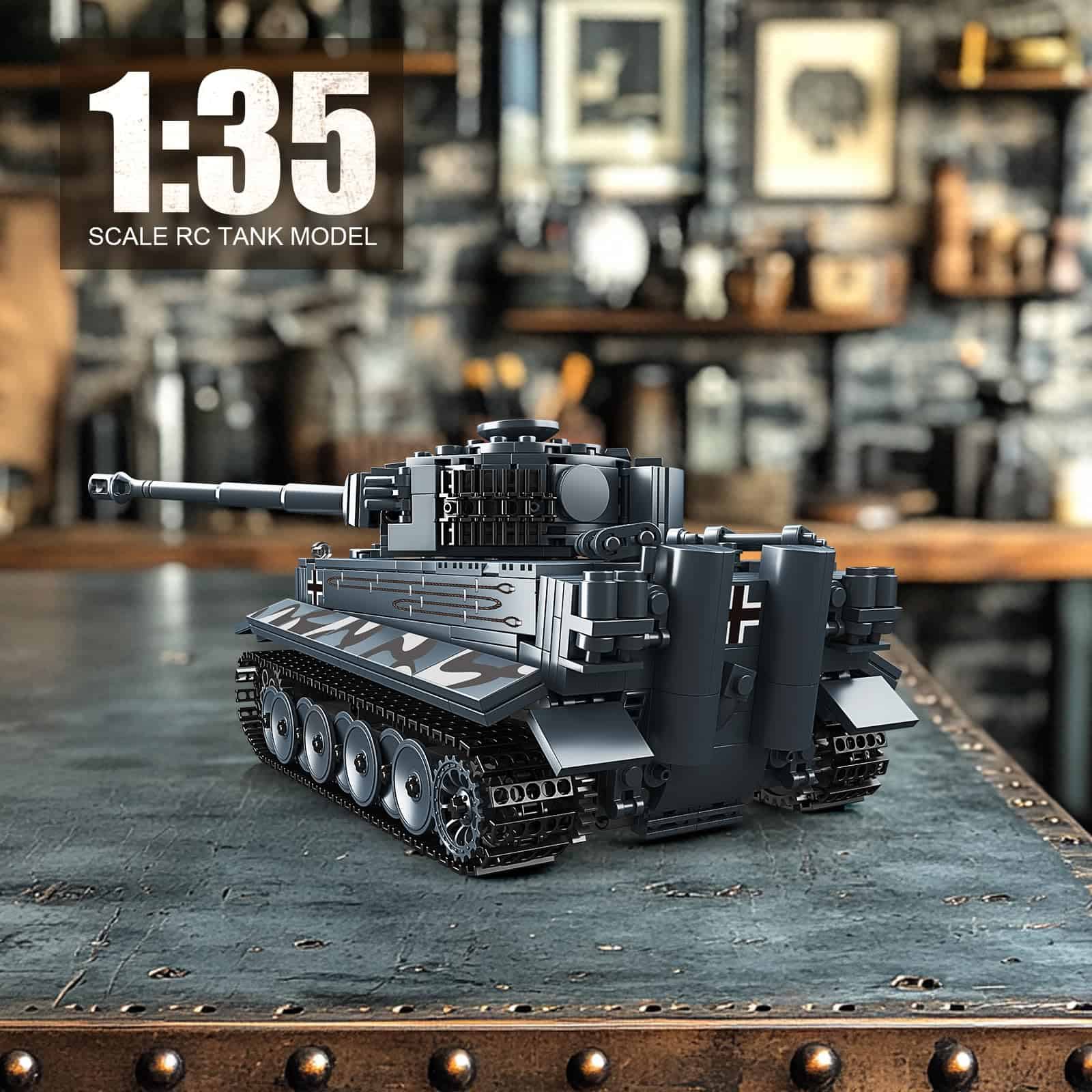 Set de Construcción de Tanque Militar Tiger NUTCRACKER - - Imagen 5