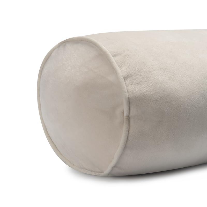 Cojín de Cuello Cilíndrico de Terciopelo FINEASY con - Imagen 5