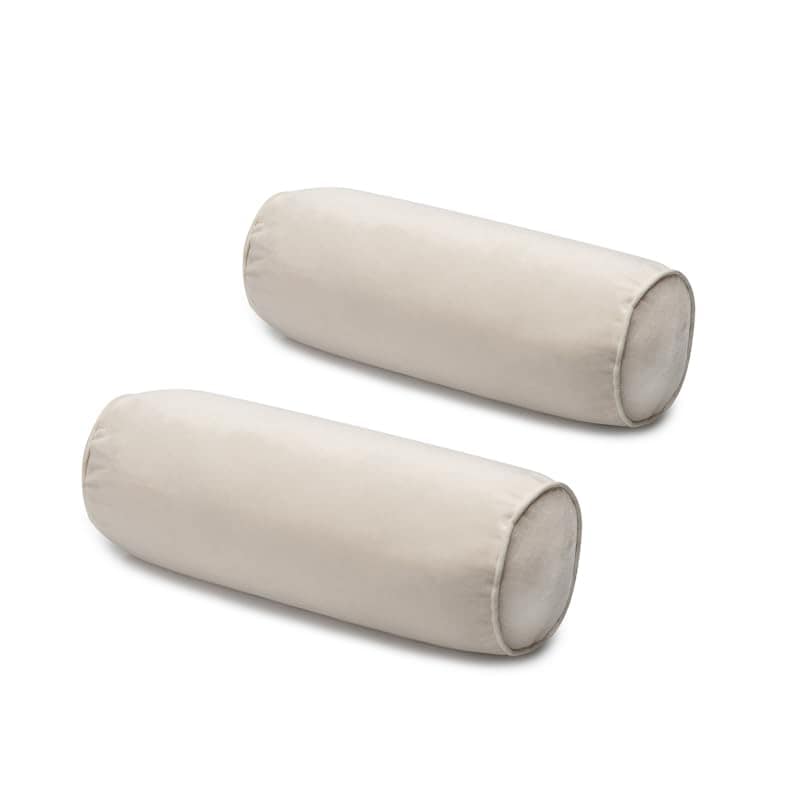 Cojín de Cuello Cilíndrico de Terciopelo FINEASY con