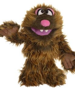 Títere de Mano de Peluche Amigable Fran, el Monstruo Marrón