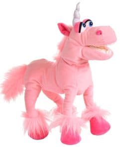 Marioneta de Mano Unicornio Rosa de 16 Pulgadas Living