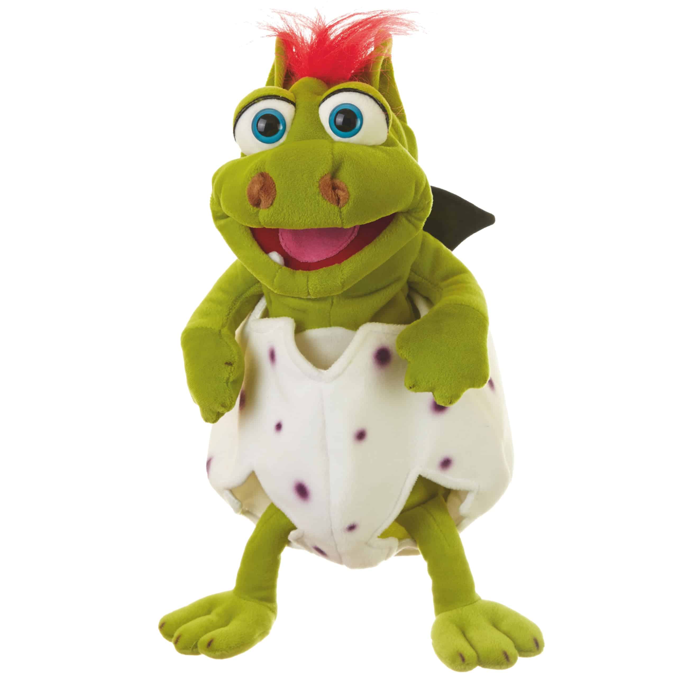 Títere de Mano de Dinosaurio Bebé de Living Puppets de 14