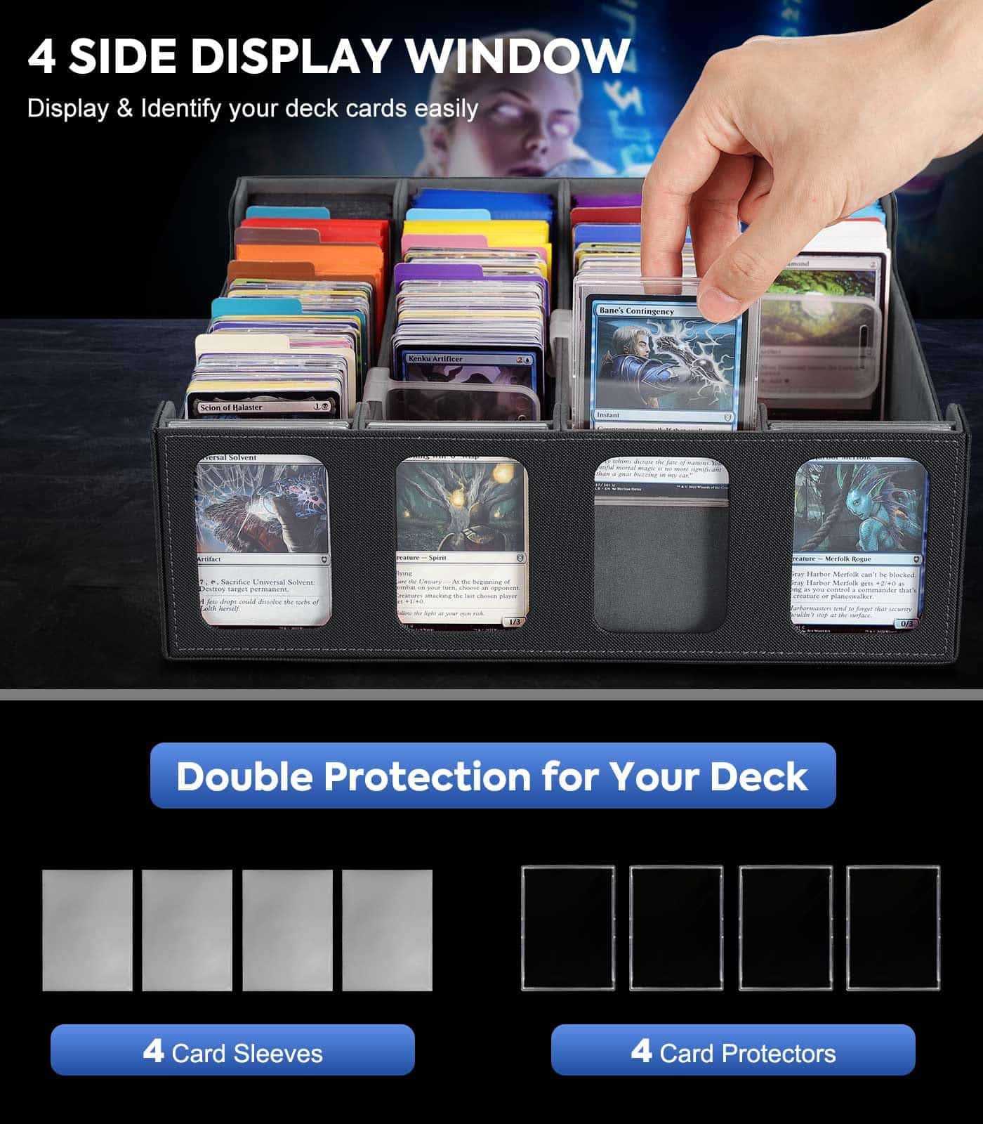 Caja de Almacenamiento de Tarjetas MoKo para Cartas de - Imagen 5