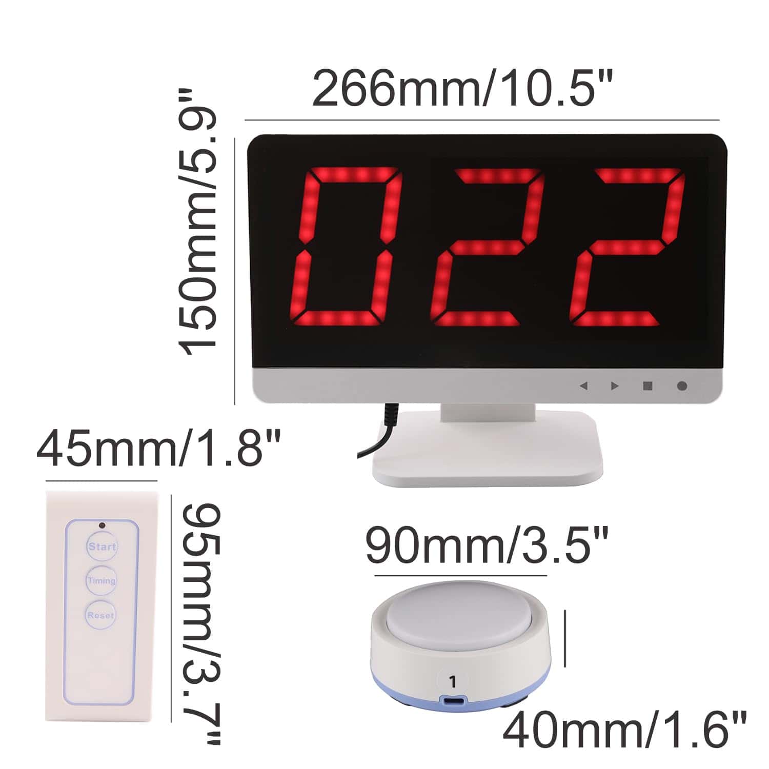 Sistema de Buzzer de Juego Inalámbrico LOUKIENE 262 pies - Imagen 5