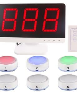 Sistema de Buzzer de Juego Inalámbrico LOUKIENE 262 pies