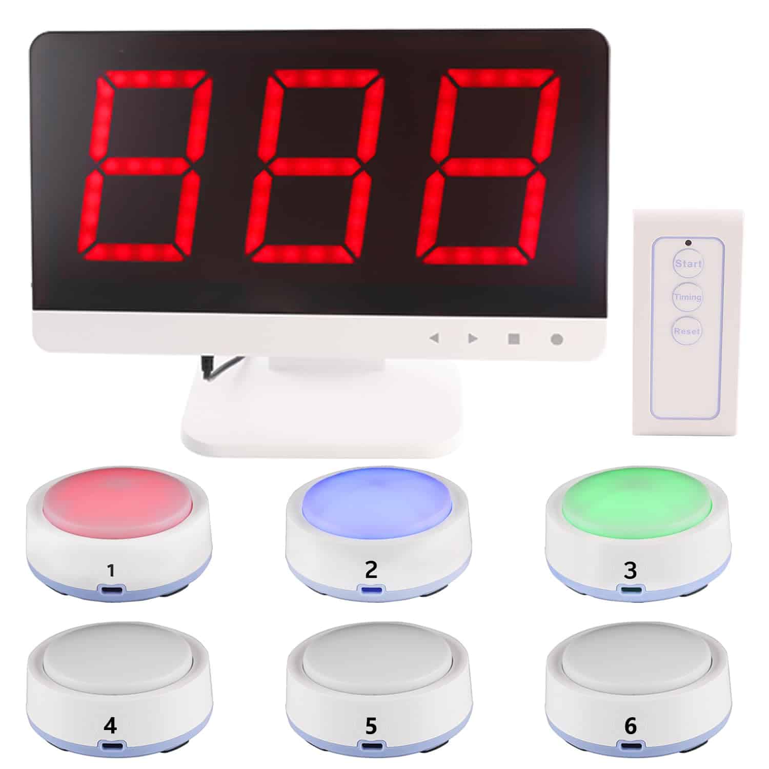 Sistema de Buzzer de Juego Inalámbrico LOUKIENE 262 pies