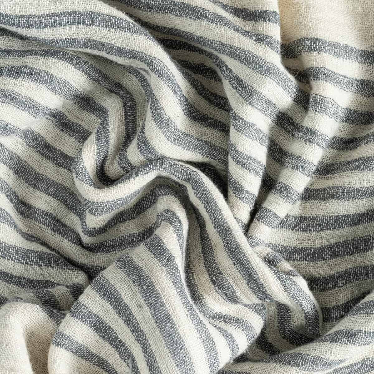 Manta de Muselina DREAMY RIKKA Tamaño Grande -Gris Ceniza - Imagen 6