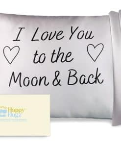 Funda de Almohada de Seda HappyHugz 100% Seda de Lujo - Te