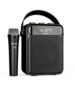 Amplificador de Voz SHIDU con Micrófono -negro