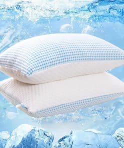 Almohada Firme HBWHYMX con Espuma de -Azul