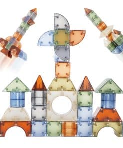 67 PCS Bloques Magnéticos para Niños, Conjunto de Bloques