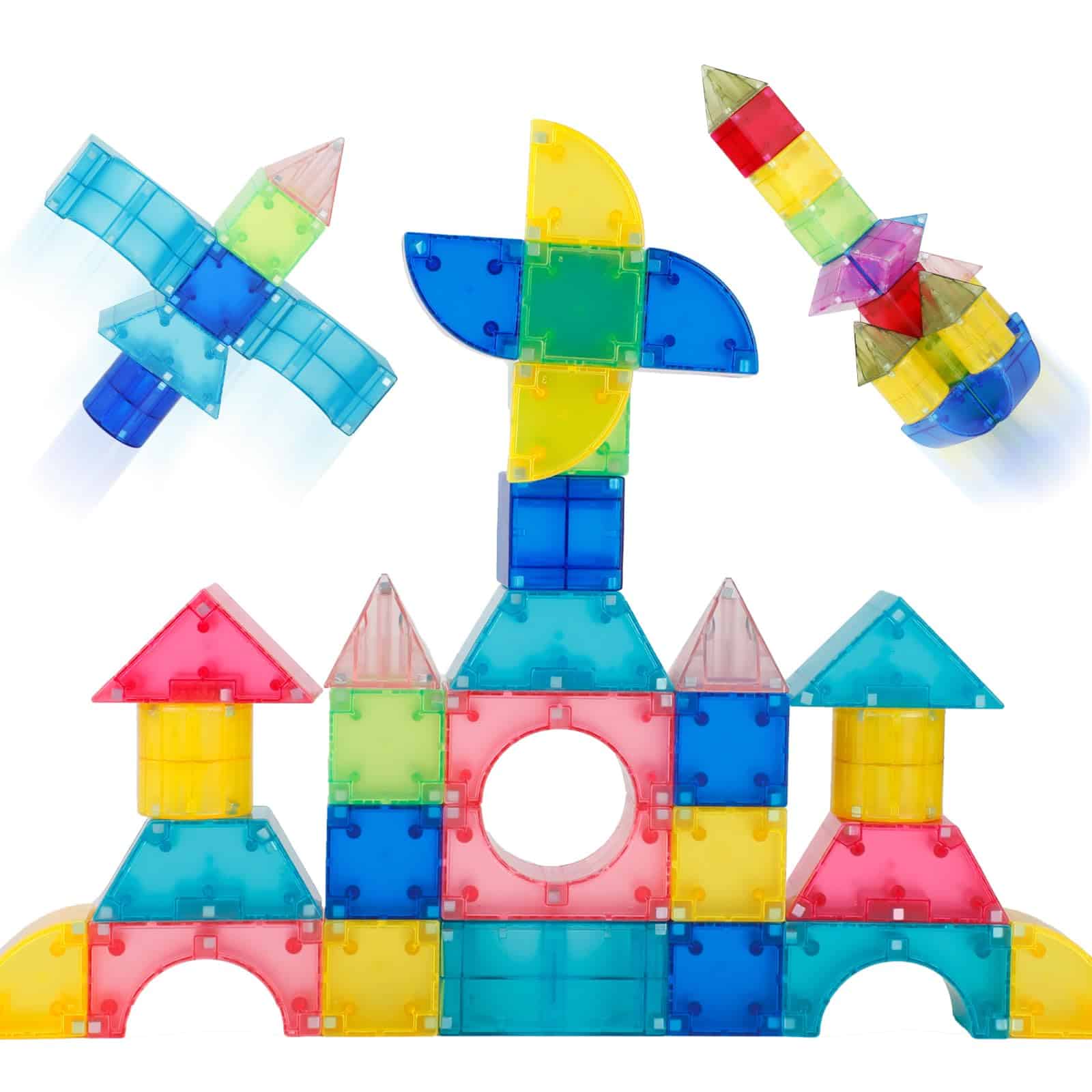 67 PCS Bloques Magnéticos para Niños, Juego de Bloques