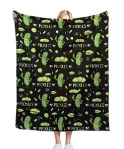 Manta de Pepinillos para Amantes de los Pepinillos Regalo