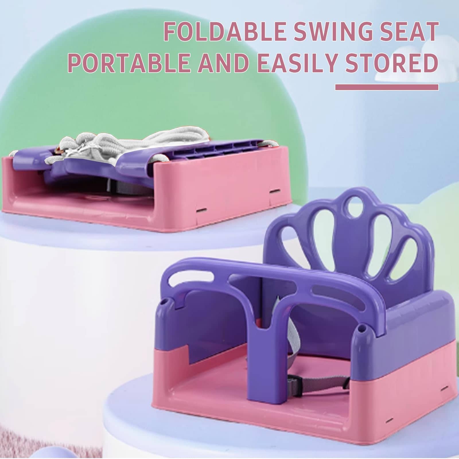 2 en 1 Columpio para Niños Pequeños y Jumper para Bebés, - Imagen 5