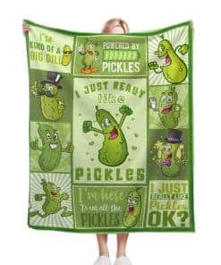 Manta de Pepinillos para Amantes de los Pepinillos Regalos