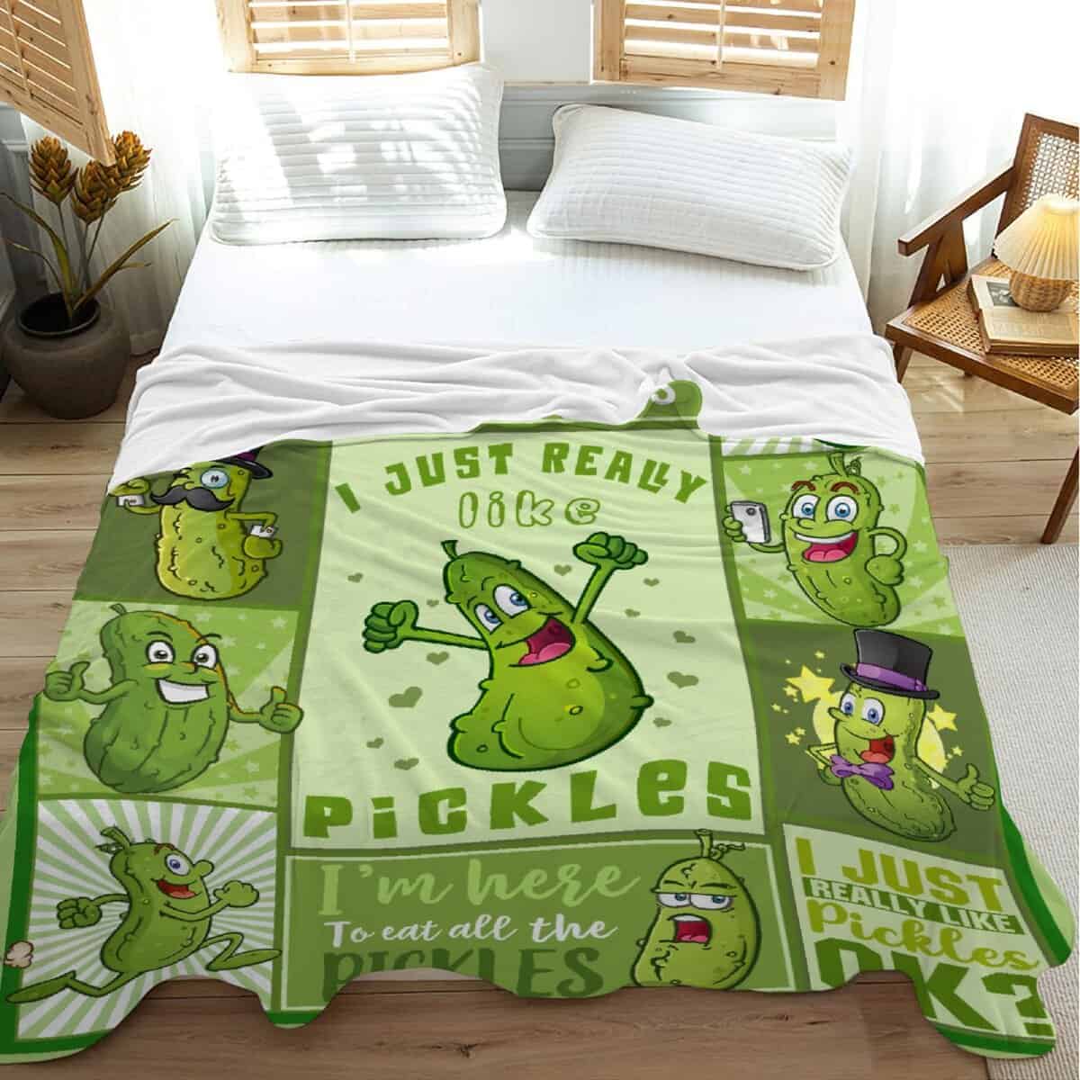 Manta de Pepinillos para Amantes de los Pepinillos Regalos - Imagen 7