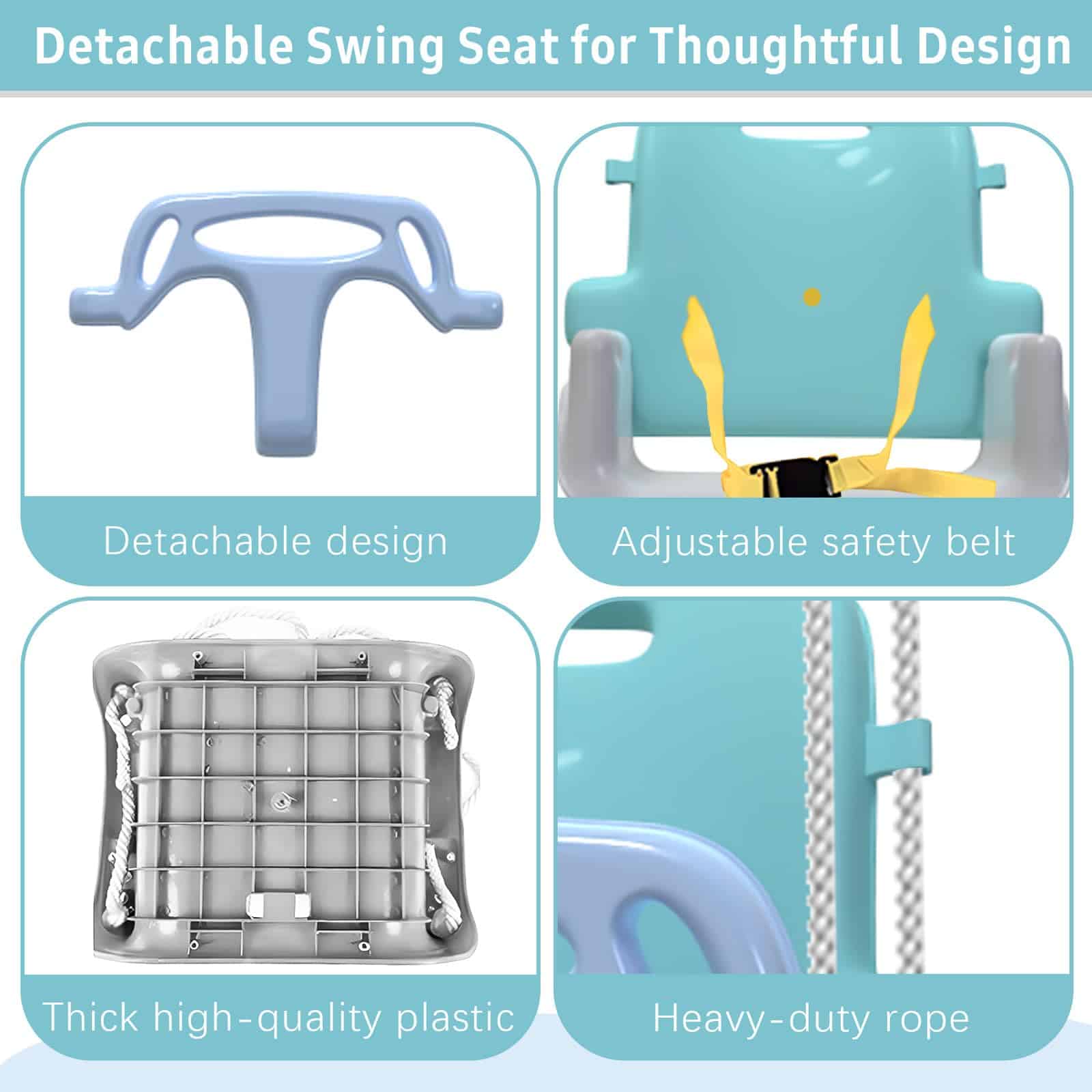 Columpio 2 en 1 para Bebés y Saltador Infantil, Saltador - Imagen 4